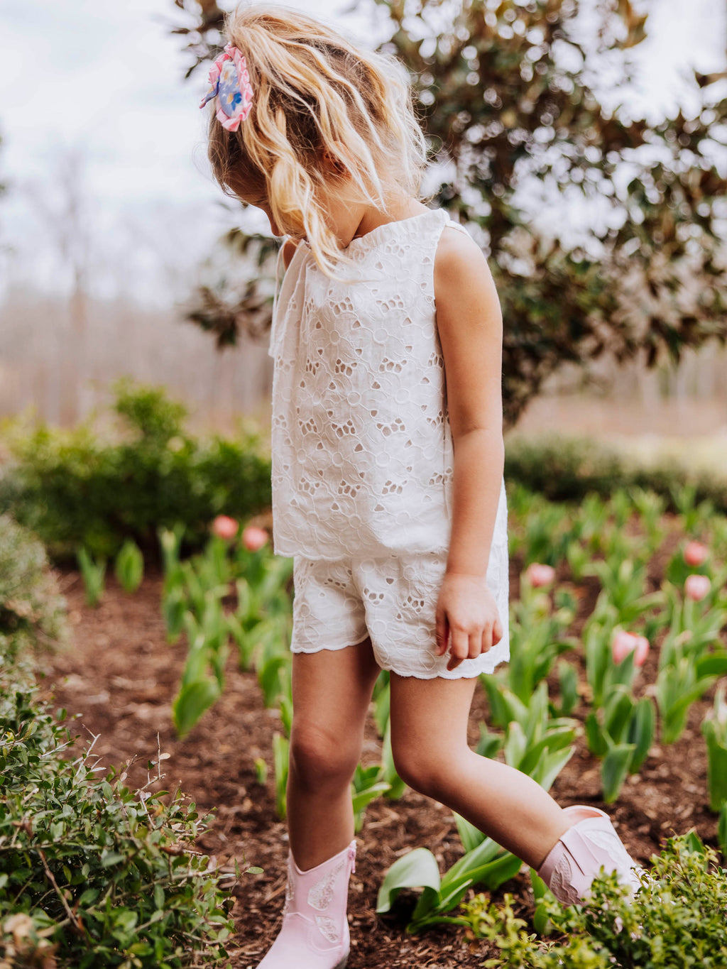 Lace Play Set - White Eyelet Lace