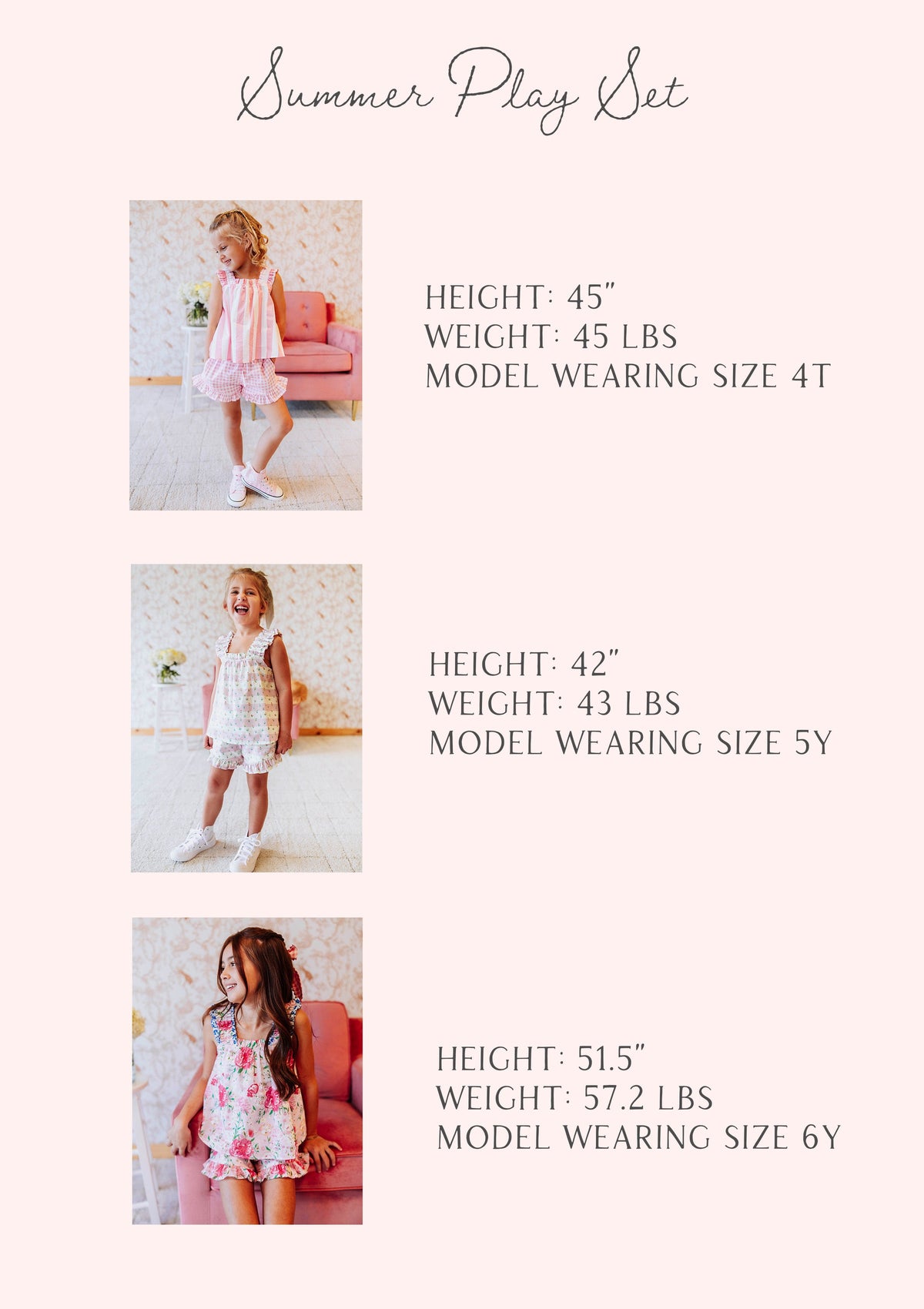 Summer Play Set - Pink Stripe